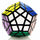 Dodecahedron magic cube 12 surfaces speed White Black twist Polygonal Toy Puzzle Rubiks Cube    black - Mega Save Wholesale & Retail - 1