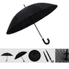 Fashion umbrella Water Activated Flower appeared once wet Windproof Princess Novelty Umbrella Black - Mega Save Wholesale & Retail - 1