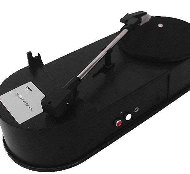 Vinyl Record to MP3 Audio USB Flash Turntable Converter Player Black - Mega Save Wholesale & Retail