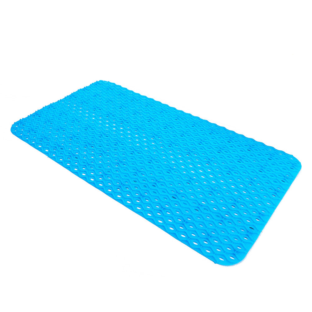 PVC Wave Pattern Anti-skidding Massage Foot Mat solid blue - Mega Save Wholesale & Retail - 1