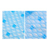 PVC Wave Pattern Anti-skidding Massage Foot Mat transparent blue - Mega Save Wholesale & Retail - 2