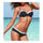 Swimwear Swimsuit Corrugated Edge Point Sexy Bikini   black  S - Mega Save Wholesale & Retail