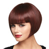 Bobo Wig Short Straight Hair Cap  wine red - Mega Save Wholesale & Retail - 2