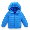 Winter Boy Girl Children Garments Thick Short Down Coat   light blue    120cm - Mega Save Wholesale & Retail - 1