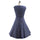 Hepburn Style 50s Vintage Polka Dot Dress   navy   S - Mega Save Wholesale & Retail - 2