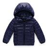 Winter Boy Girl Children Garments Thick Short Down Coat   navy   120cm - Mega Save Wholesale & Retail - 1