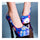 Dyed Cloth Face Super High Heel Platform Thin Shoes  blue - Mega Save Wholesale & Retail - 2