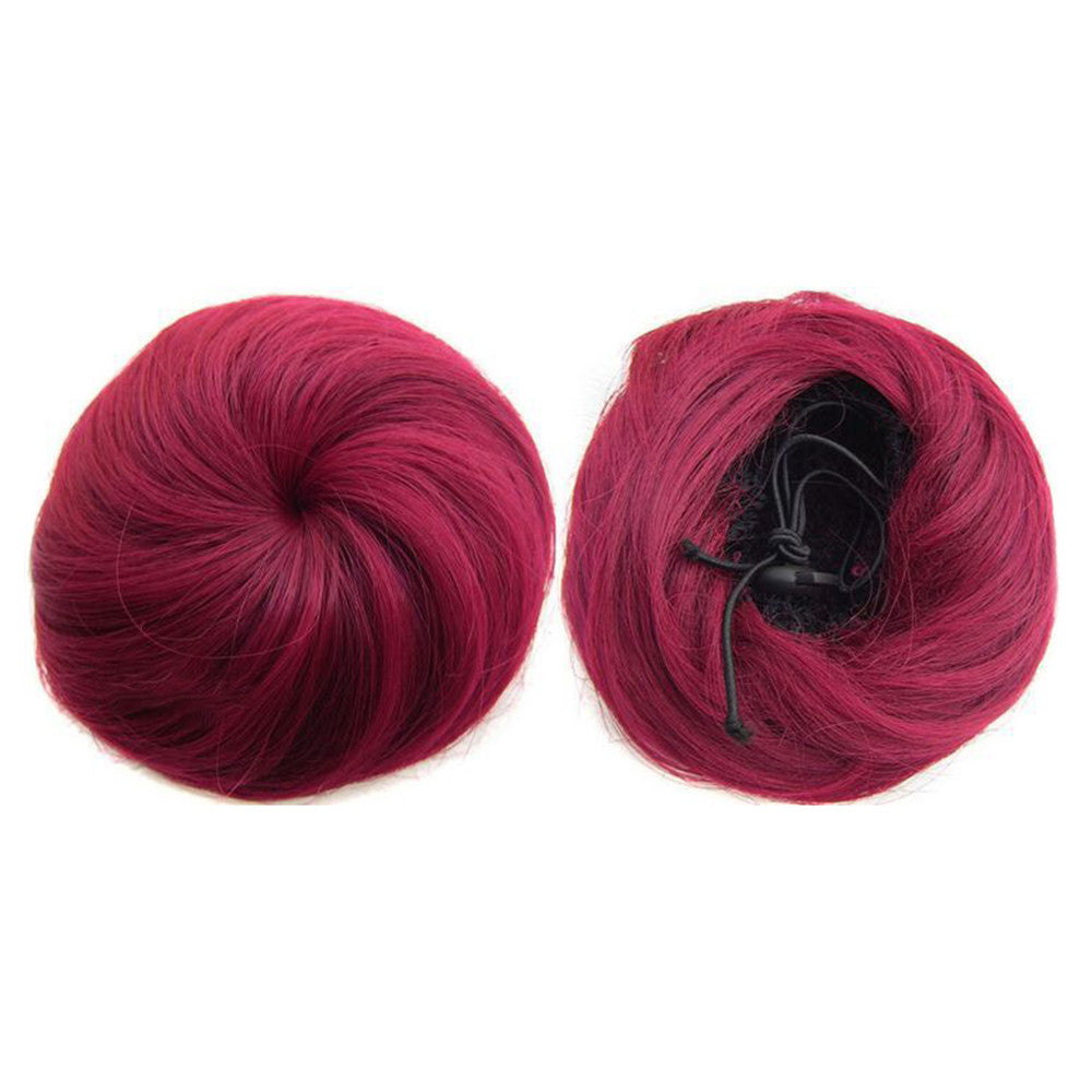 Bridal Hair Pack Bun Simple Siput Wig   Burg# - Mega Save Wholesale & Retail