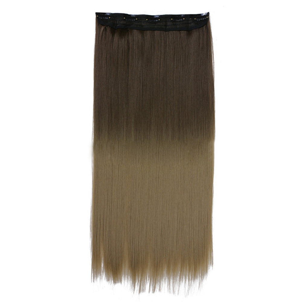Five Clips Long Straight Hair Extension Wig   10T16 - Mega Save Wholesale & Retail