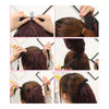 Wig Long Curled Hair Horsetail Gradient Ramp    black cherry pink C03-A1BT2311# - Mega Save Wholesale & Retail - 2