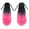 Wig Horsetail Gradient Ramp Corn Hot     black rouge pink 1BT2311# - Mega Save Wholesale & Retail - 1