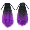 Wig Horsetail Gradient Ramp Corn Hot     black violet 1BT51P# - Mega Save Wholesale & Retail - 1