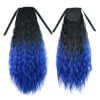 Wig Horsetail Gradient Ramp Corn Hot     black sapphire 1BTBLUE2# - Mega Save Wholesale & Retail - 1