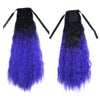 Wig Horsetail Gradient Ramp Corn Hot     black dark purple 1BTFP20# - Mega Save Wholesale & Retail - 1