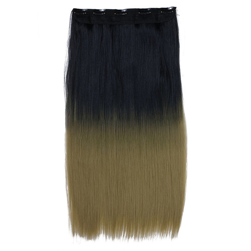 Five Clips Long Straight Hair Extension Wig   1BT24 - Mega Save Wholesale & Retail