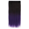 Five Clips Long Straight Hair Extension Wig   1BTPURPLE - Mega Save Wholesale & Retail