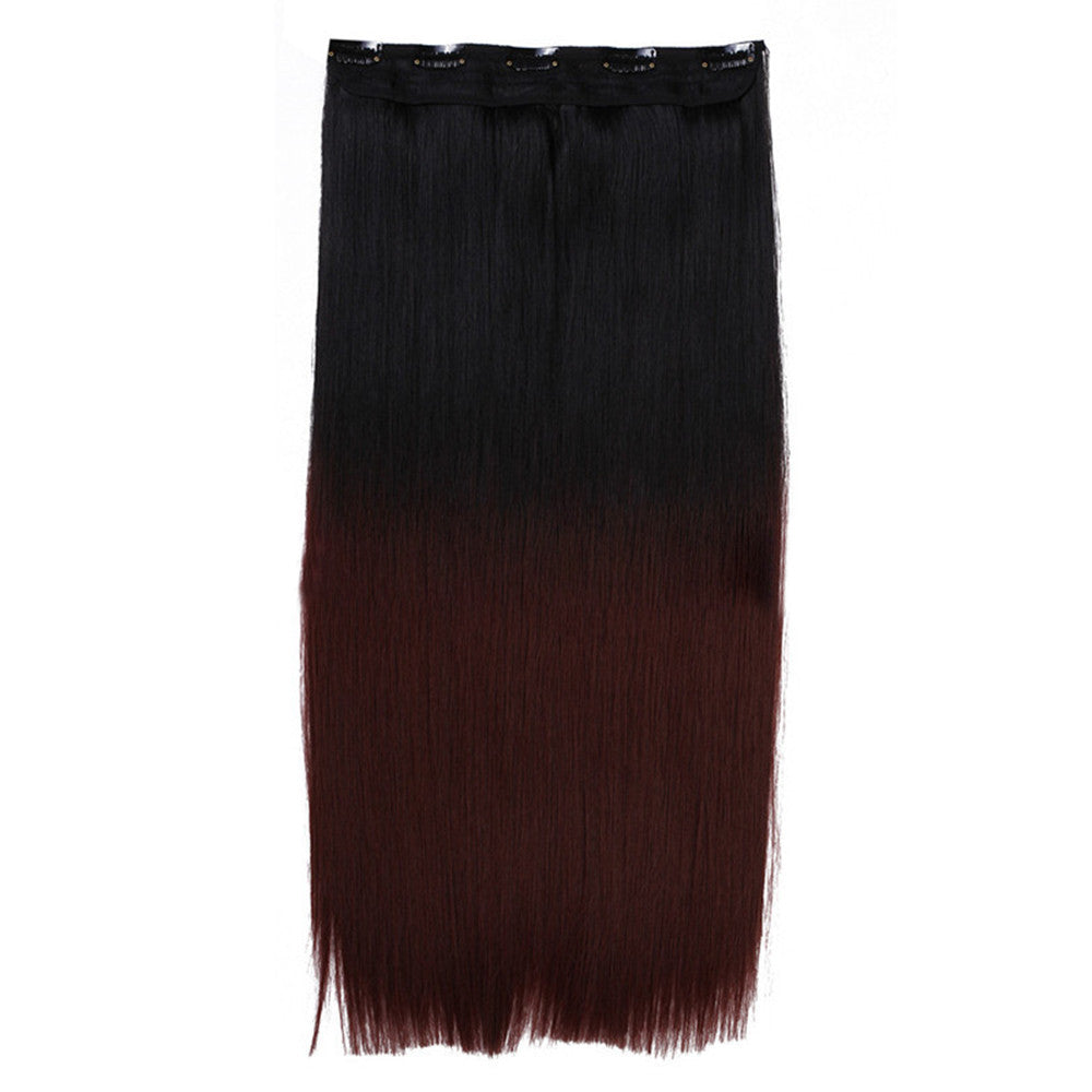Five Clips Long Straight Hair Extension Wig   2T118 - Mega Save Wholesale & Retail