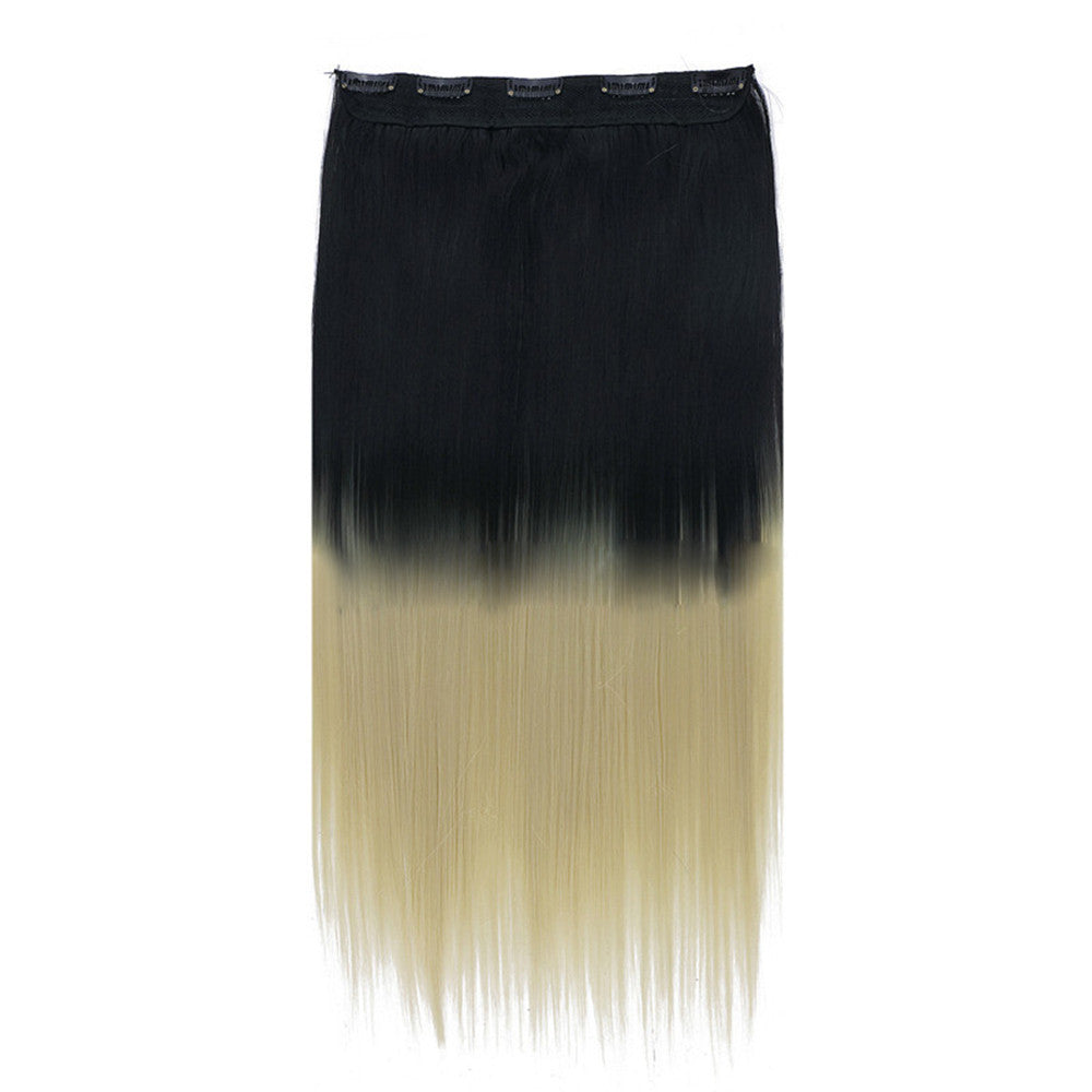 Five Clips Long Straight Hair Extension Wig   2T613 - Mega Save Wholesale & Retail