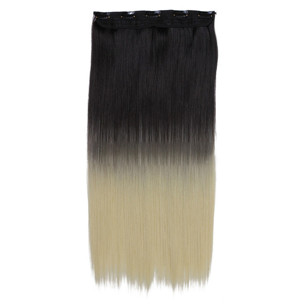 Five Clips Long Straight Hair Extension Wig   4T613 - Mega Save Wholesale & Retail