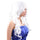 Tilted Frisette Wig Hair Cap Cosplay    COS-02 pure white - Mega Save Wholesale & Retail - 3