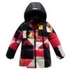 Winter Boy Middle Long Child Down Coat Thick Warm   red+black    110cm - Mega Save Wholesale & Retail - 1