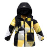 Winter Boy Middle Long Child Down Coat Thick Warm   yellow+black    110cm - Mega Save Wholesale & Retail - 1