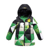 Winter Boy Middle Long Child Down Coat Thick Warm   green+black    110cm - Mega Save Wholesale & Retail - 1