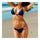 Floral Sexy Women Bikini Swimwear Swimsuit  navy  S - Mega Save Wholesale & Retail