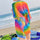 Bikini Swimsuit Swimwear Sunscreen Smock National Style Gauze Dress colorful strip M - Mega Save Wholesale & Retail - 2