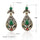 European and American style jewelry diamond earrings inlaid colorful resin manufacturers supply AliExpress Hot - Mega Save Wholesale & Retail - 5