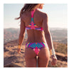 Printing Bikini Swimwear Swimsuit Sexy Women  colorful wings S - Mega Save Wholesale & Retail - 2