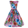 Woman Slim Dress Boutique Printing Big Peplum    S - Mega Save Wholesale & Retail - 1