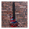 Vintage Iron Wood Guitar Wall Hanging Decoration    black - Mega Save Wholesale & Retail - 1