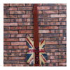 Vintage Iron Wood Guitar Wall Hanging Decoration    brown - Mega Save Wholesale & Retail - 1