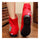 Vintage Beijing Cloth Shoes Embroidered Boots red thin shoes - Mega Save Wholesale & Retail - 3