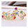 Colorful Zircon Ear Studs Hollow Circle - Mega Save Wholesale & Retail - 2