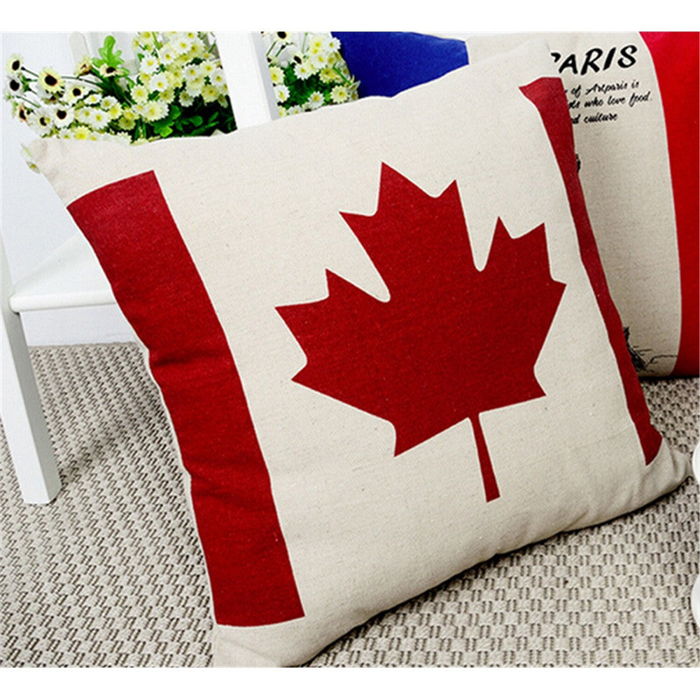 Cushion Throw Pillow -British Flag -Cotton Canvas   canada - Mega Save Wholesale & Retail