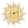 Sun Decoration Wall Clock Mirror Quartz Living Room   golden - Mega Save Wholesale & Retail