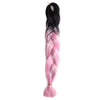 African Dyed Big Braid Wig  Gradient Ramp     CBZ-02
