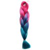 African Dyed Big Braid Wig  Gradient Ramp     CBZ-13
