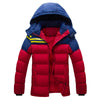 Man Cotton Coat Warm Thick Casual   red   XL - Mega Save Wholesale & Retail - 1