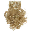 7pcs Suit Clips in Hair Extension Curled Wig Piece   27/613 - Mega Save Wholesale & Retail