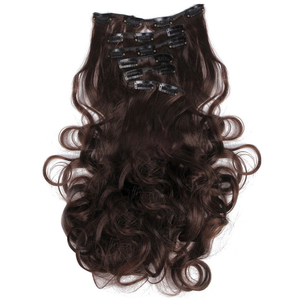 7pcs Suit Clips in Hair Extension Curled Wig Piece   4/33 - Mega Save Wholesale & Retail