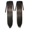 Long Straight Hair Lace-up Wig 44#