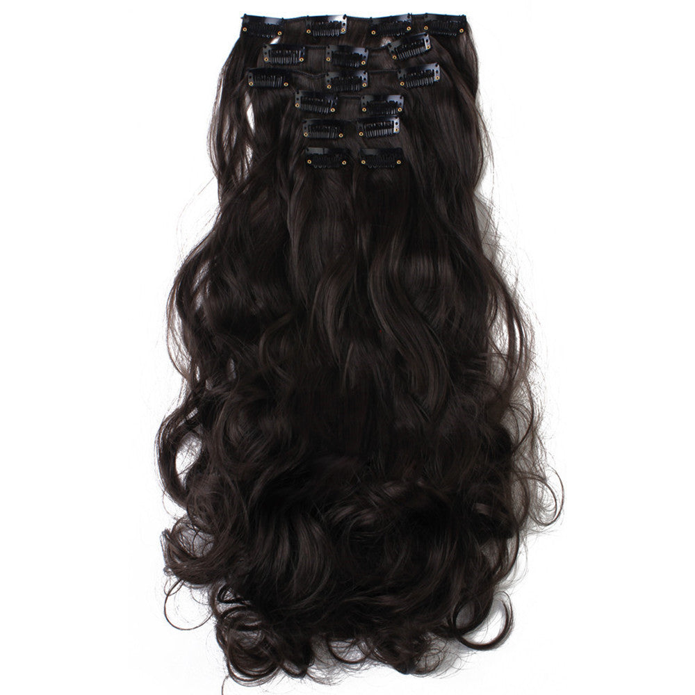 7pcs Suit Clips in Hair Extension Curled Wig Piece   8 - Mega Save Wholesale & Retail