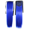 Long Straight Hair Lace-up Wig BLUE2#sapphire