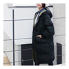 Winter Couple Design Slim Plus Size Cotton Coat Hoodied    black   XS - Mega Save Wholesale & Retail - 2