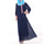 Muslim Chiffon Long Dress Sunday Clothes Robe   navy - Mega Save Wholesale & Retail - 1