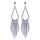 Ear Studs Tassel 18K Platinum Galvanized - Mega Save Wholesale & Retail - 1