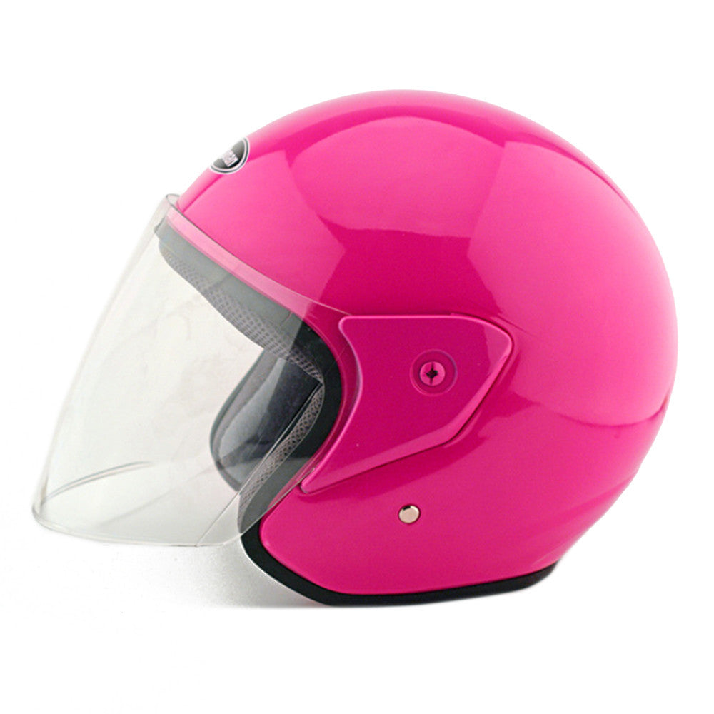 Motorcycle Motor Bike Scooter Safety Helmet 218   pink - Mega Save Wholesale & Retail - 1